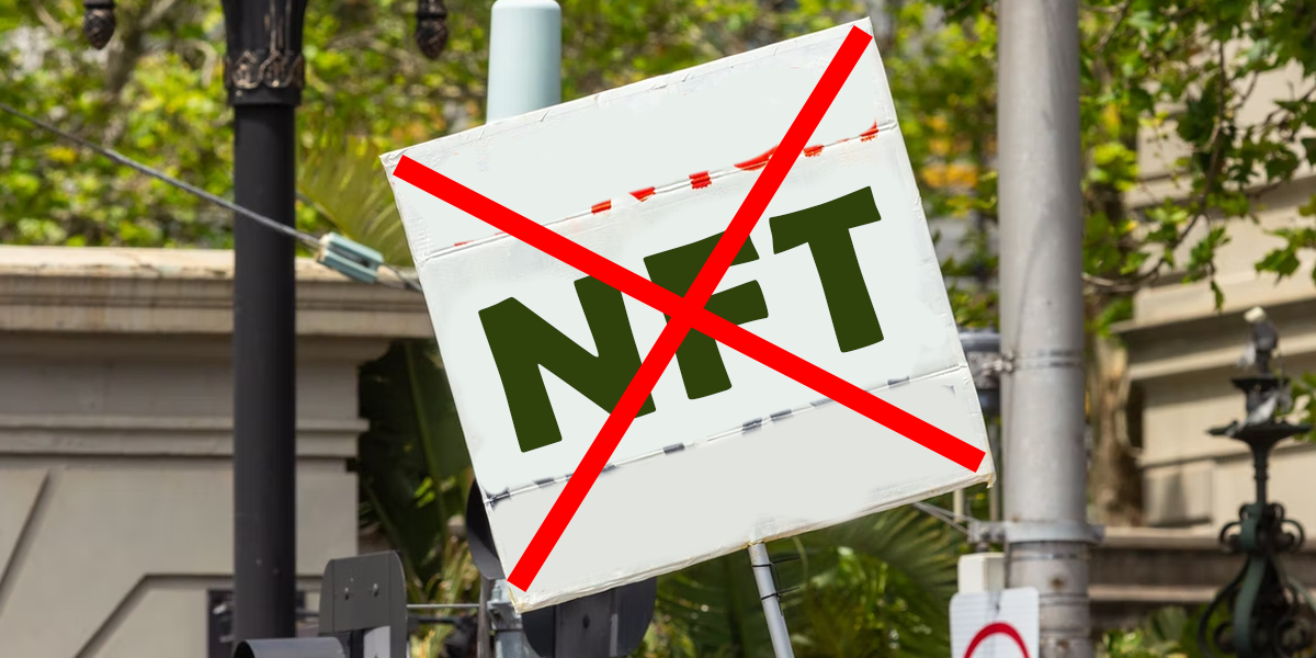 Anti-NFT sign