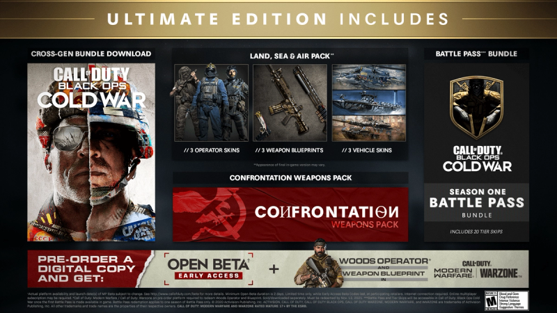 What s Included In The Ultimate Edition Of Black Ops Cold War on