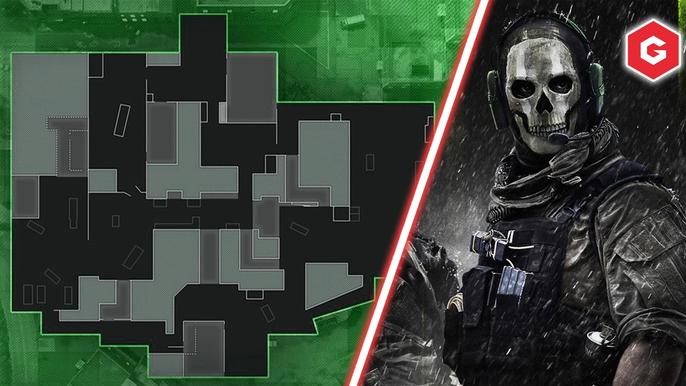 Image showing Modern Warfare 2 minimap and Ghost