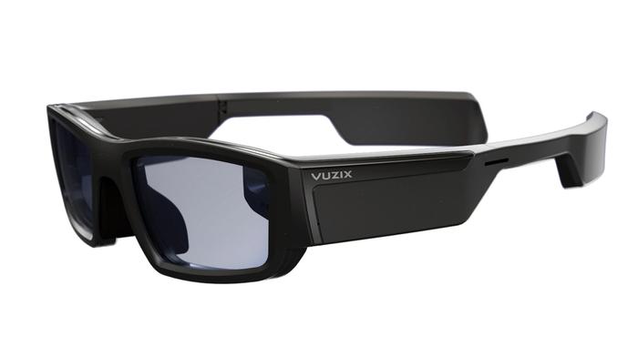 best smart glasses vusix, product image of black smart glasses