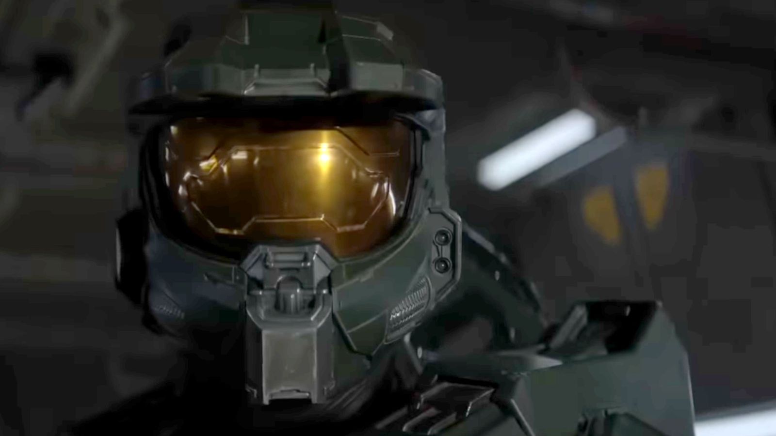 Halo Season 2 portrait shot of Master Chief in his Mjolnir power armor