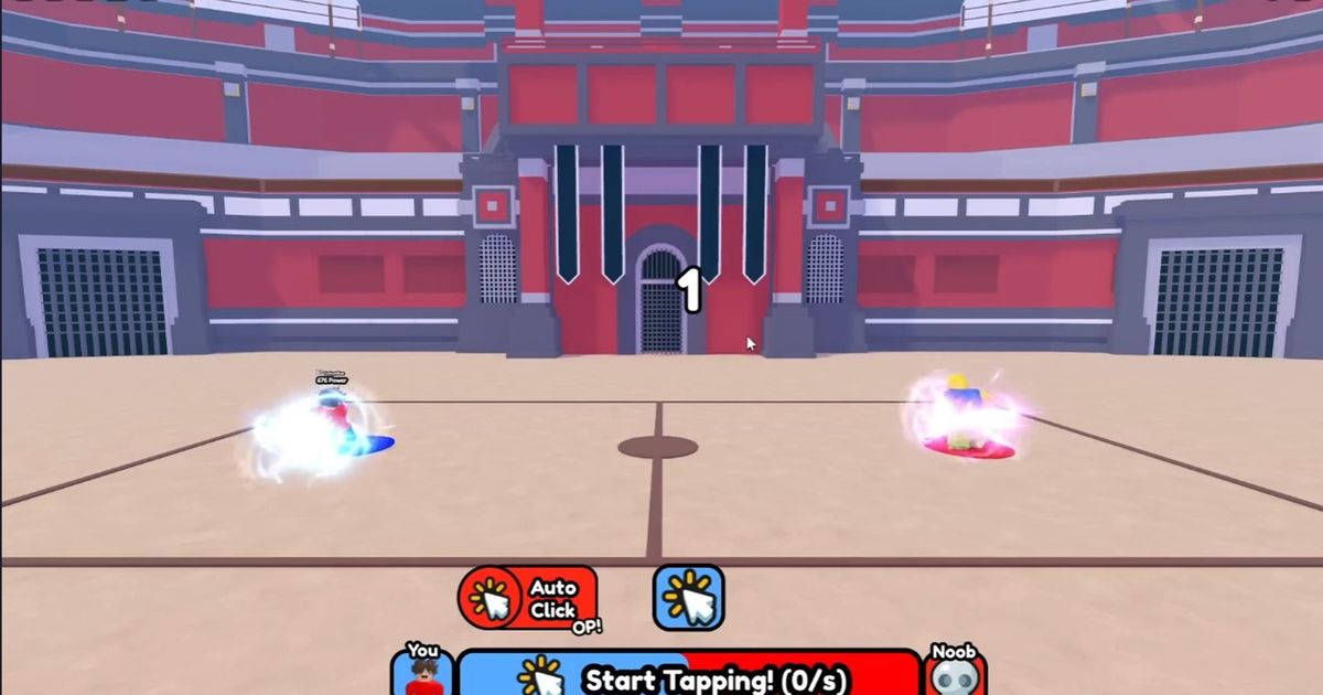 Shoot Beam Simulator codes - characters fighting against each other in arena