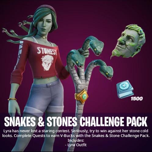 Fortnite Snakes & Stones Challenge Pack