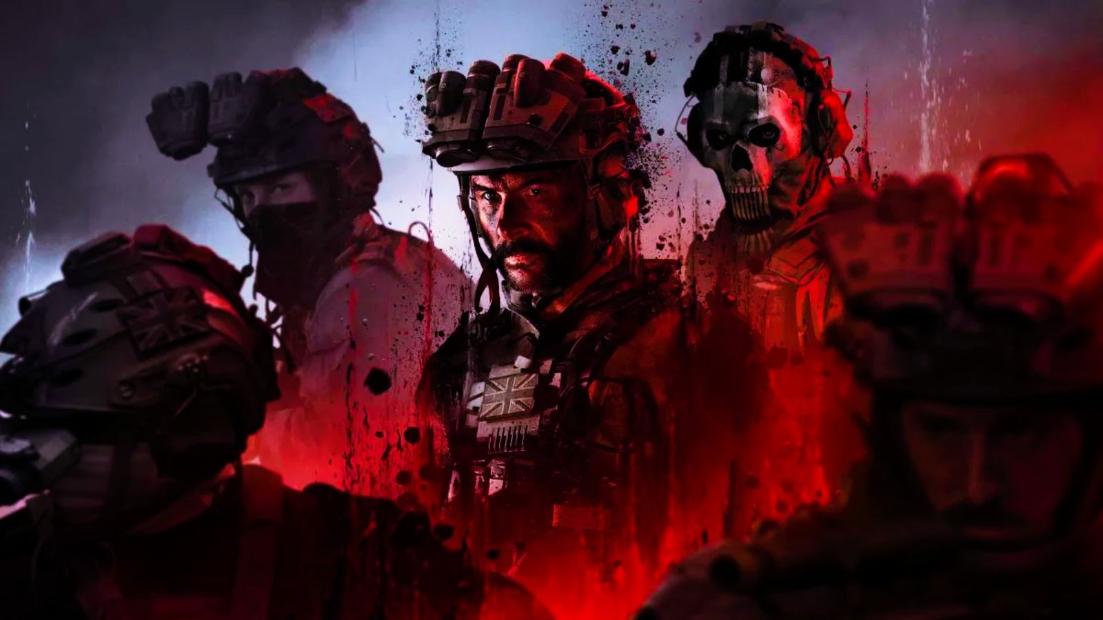 Modern Warfare 3 keyart showing the main characters
