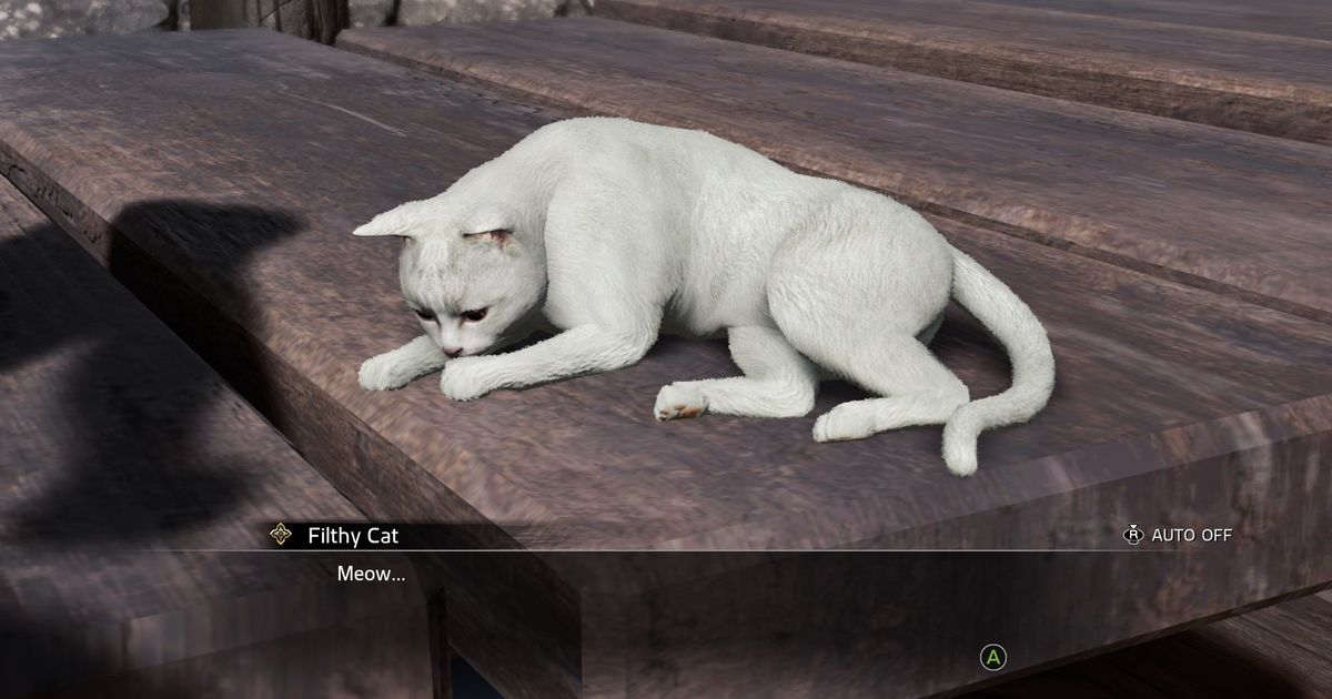 Filthy Cat: Meow... The Filthy Cat from Like a Dragon: Ishin