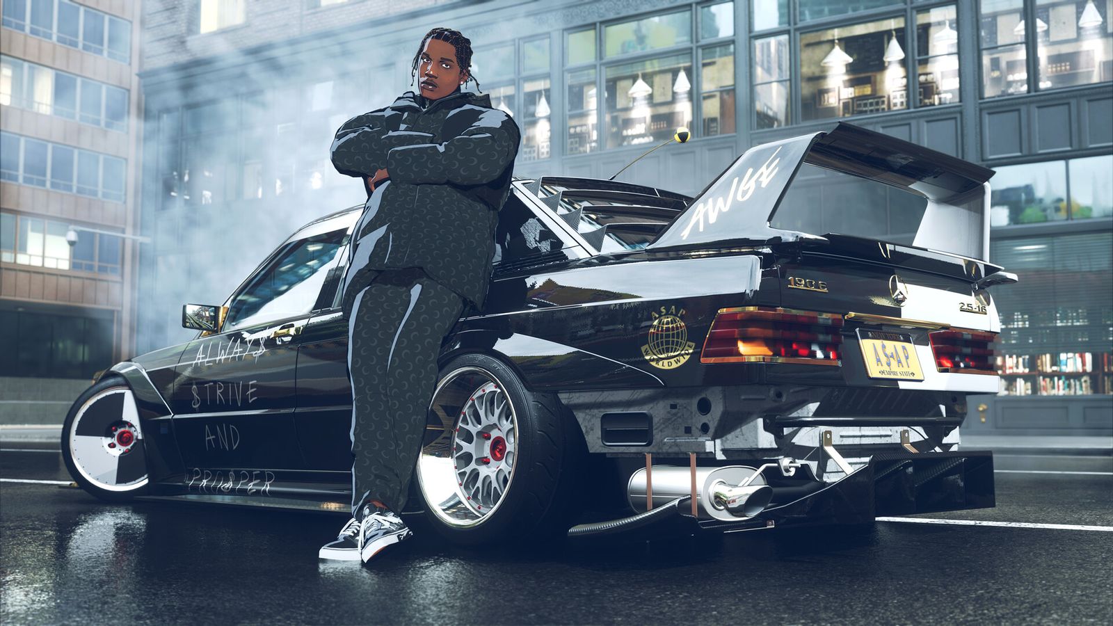 A$AP Rocky in Need For Speed: Unbound.
