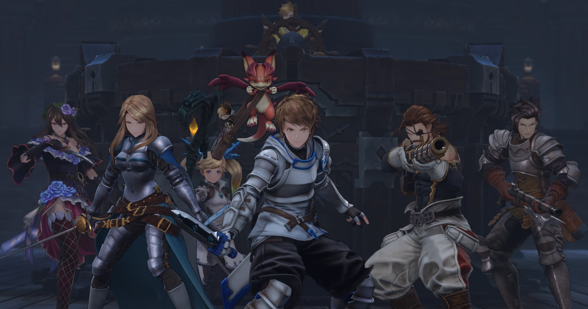 granblue fantasy relink character crew assembled together