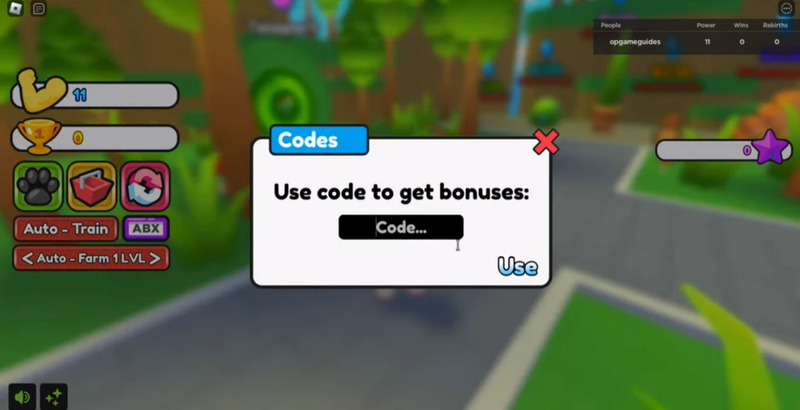 Roblox: Strong Leg Simulator Codes