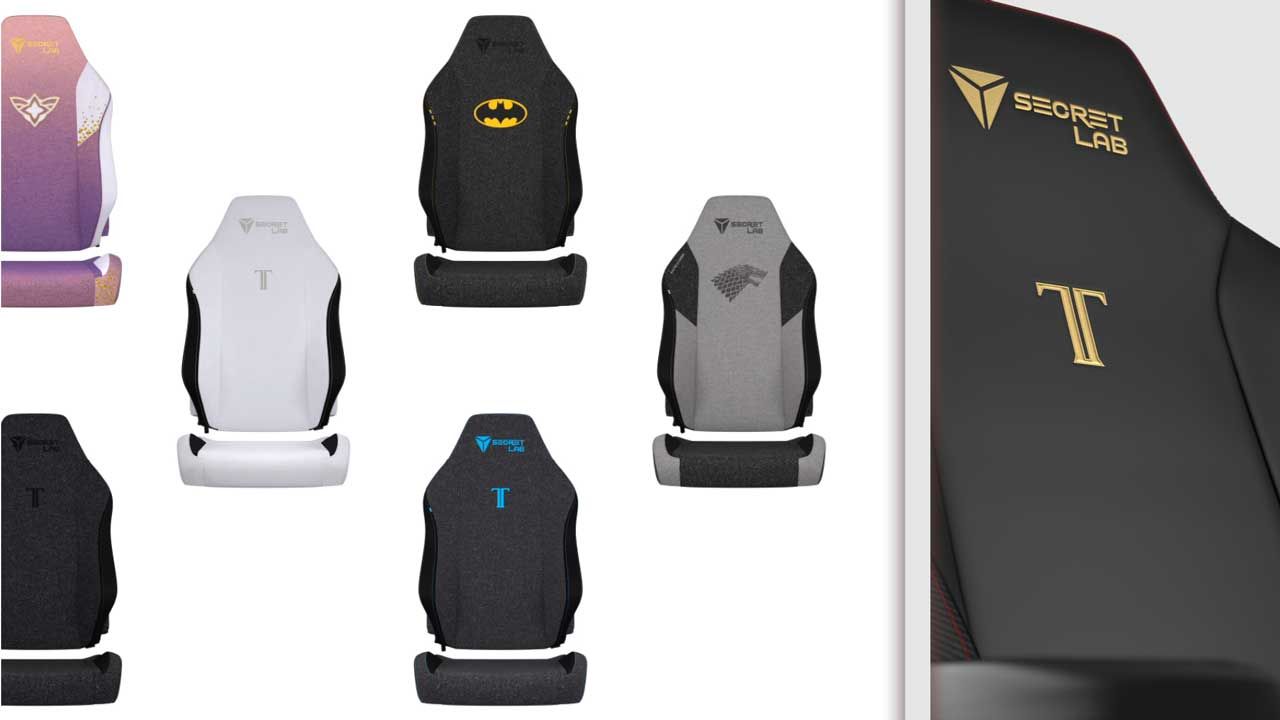 A look at a fraction of the Secretlab Titan Evo 2022 design options available.