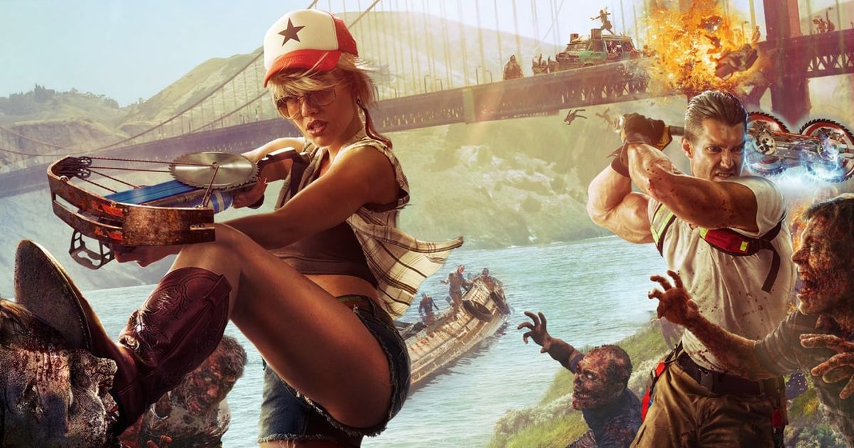 Multiple Dead Island 2 characters fighting zombies