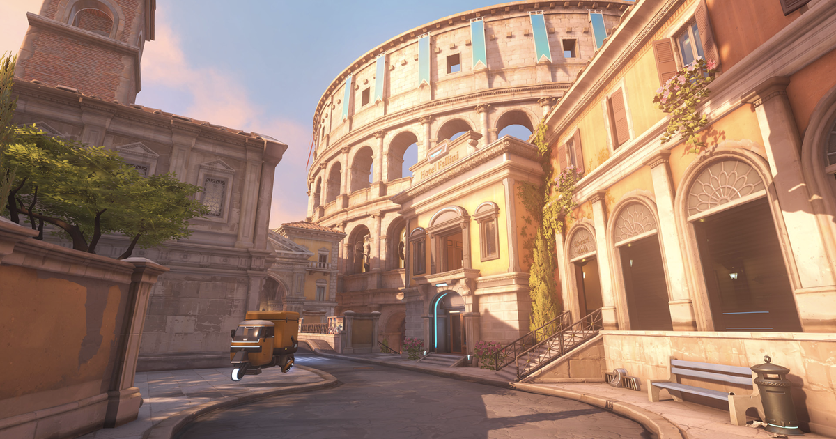 Image of the Colosseo map in Overwatch 2.