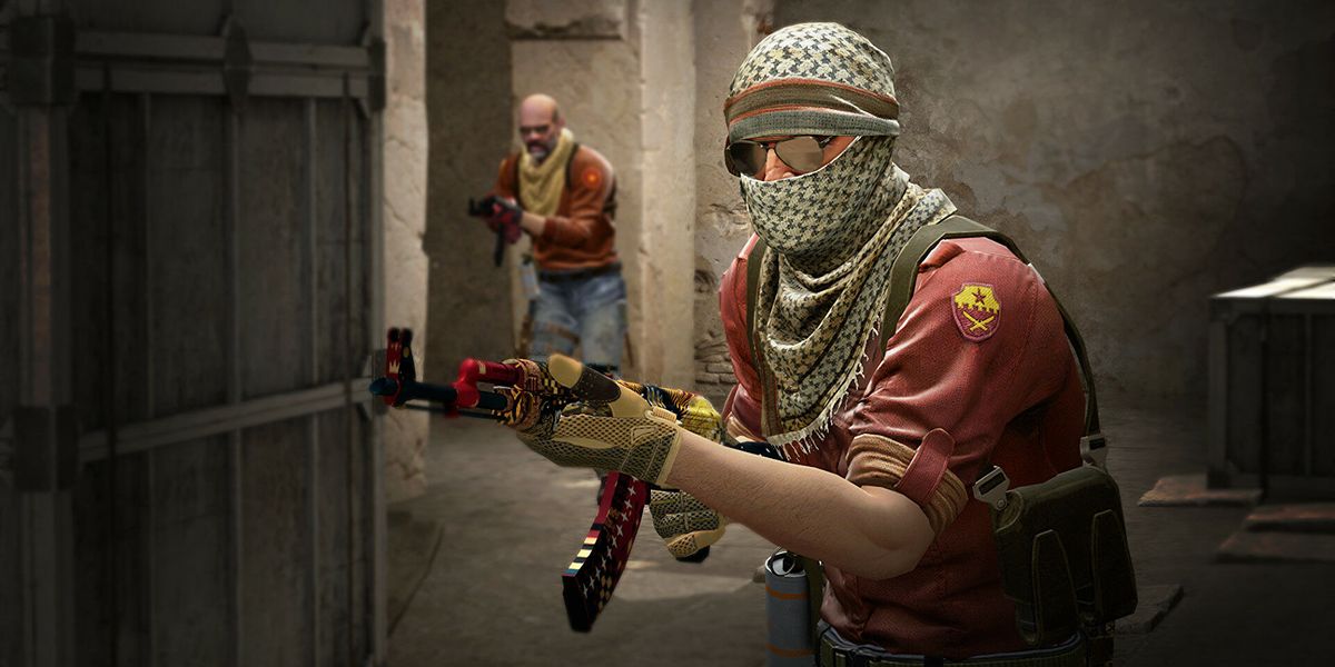 Counter Strike 2 player holding AK-47