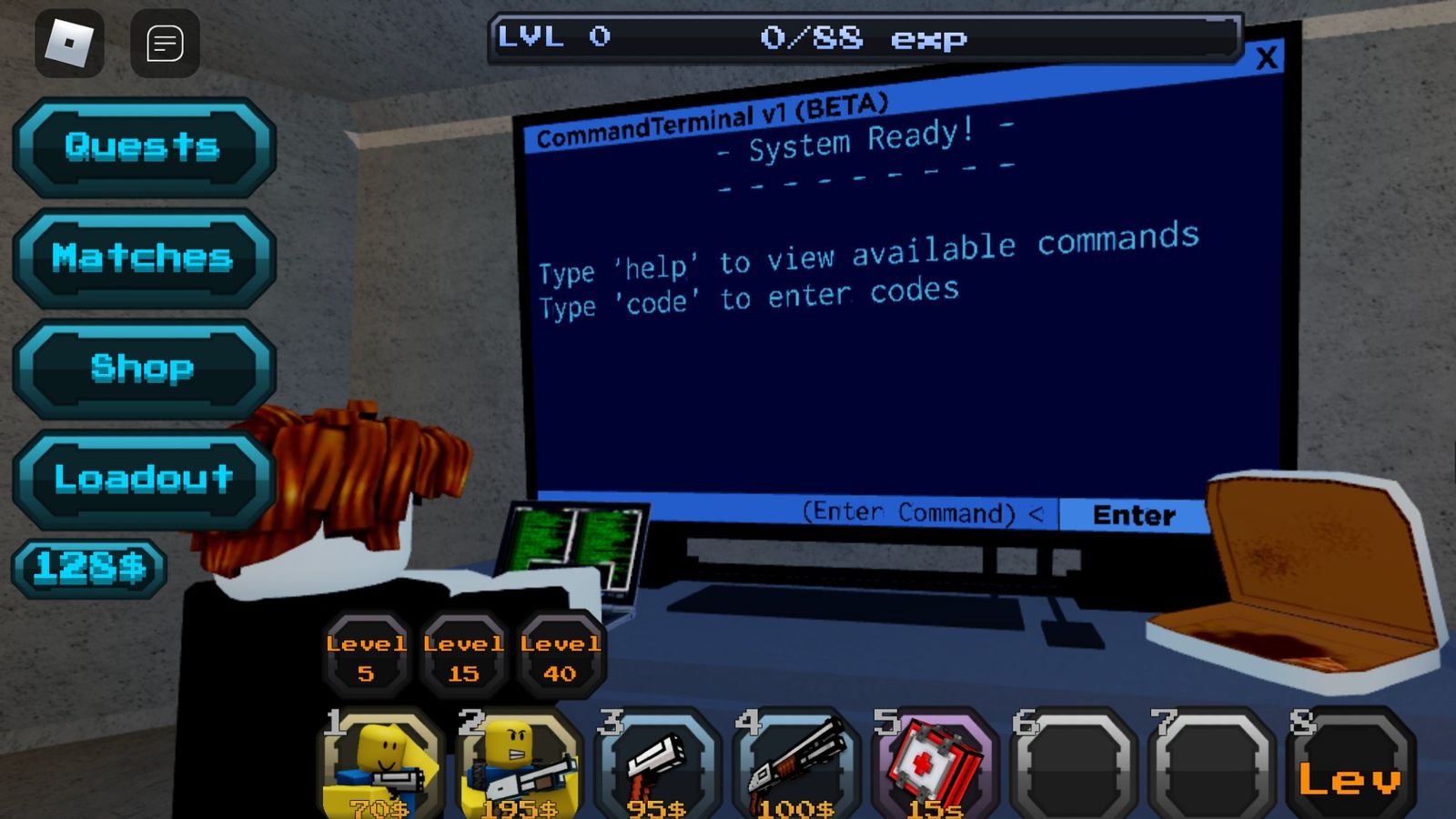 Image of the Pixel Gun Tower Defense code redemption screen.
