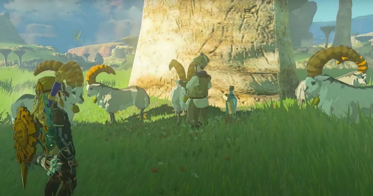 The White Goats in Zelda Tears of the Kingdom.