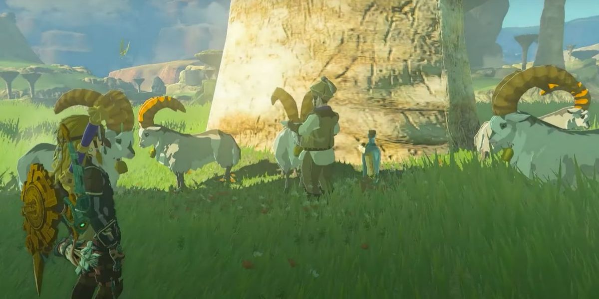 The White Goats in Zelda Tears of the Kingdom.