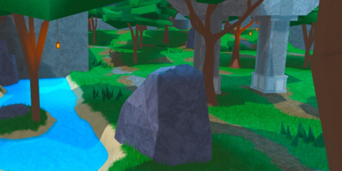 A promotional image of the Mage Tycoon game in Roblox. 