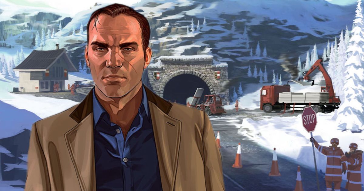 The protagonist of Rockstar’s cancelled spy game Agent on a piece of concept art 