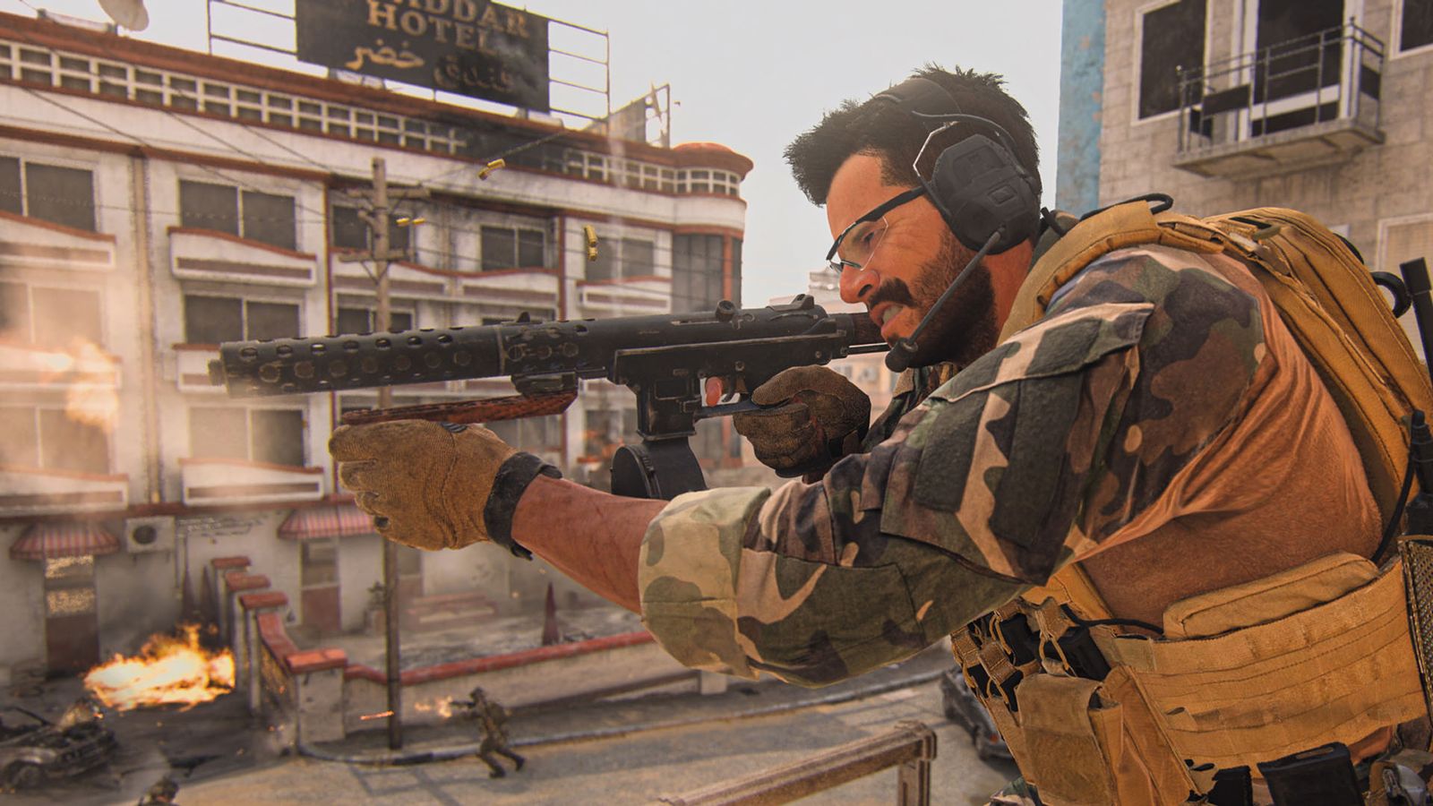 Modern Warfare 3 player holding weapon
