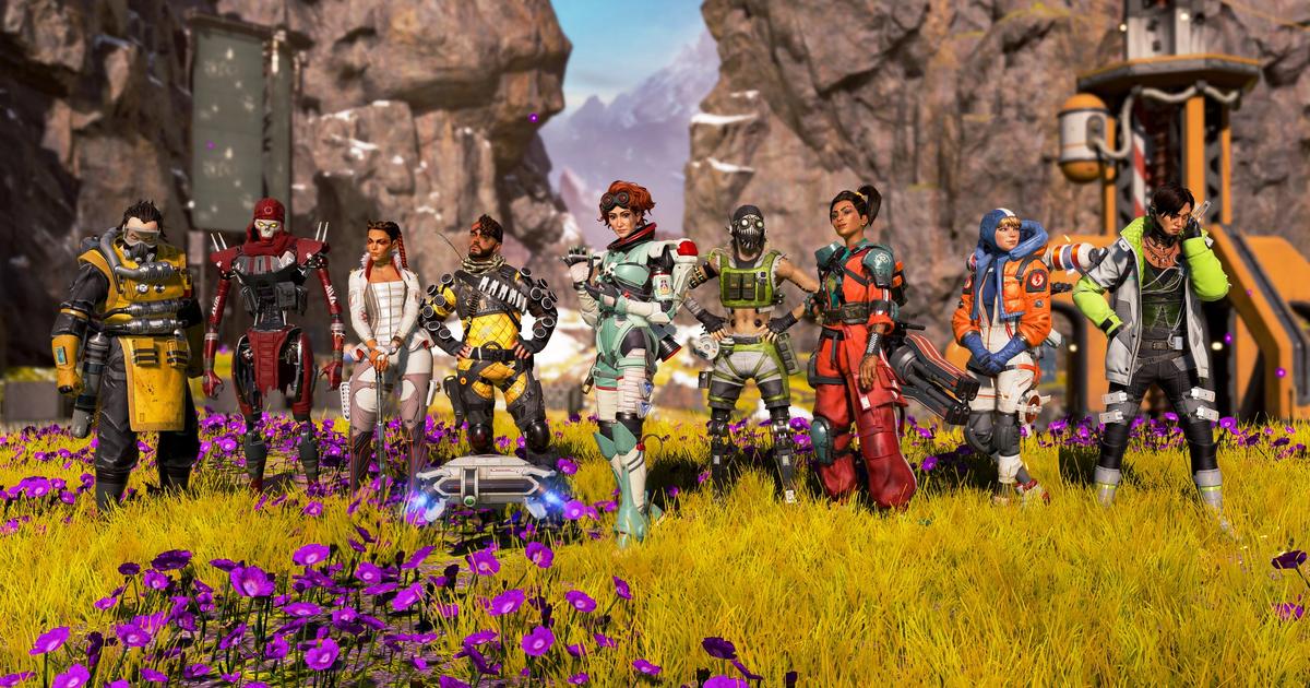 An image of the characters from Apex Legends.