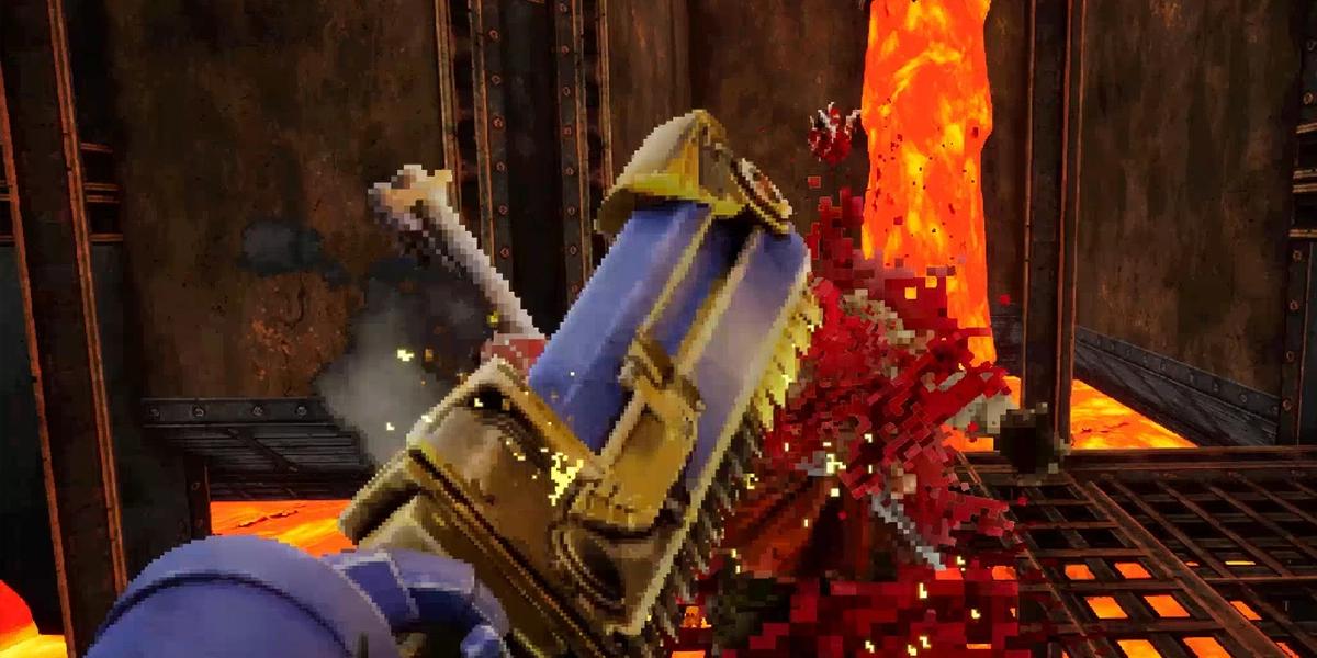 The Chainsaw in Warhammer 40K: Boltgun