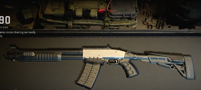 Modern Warfare 2 Bryson 890 shotgun in gunsmith