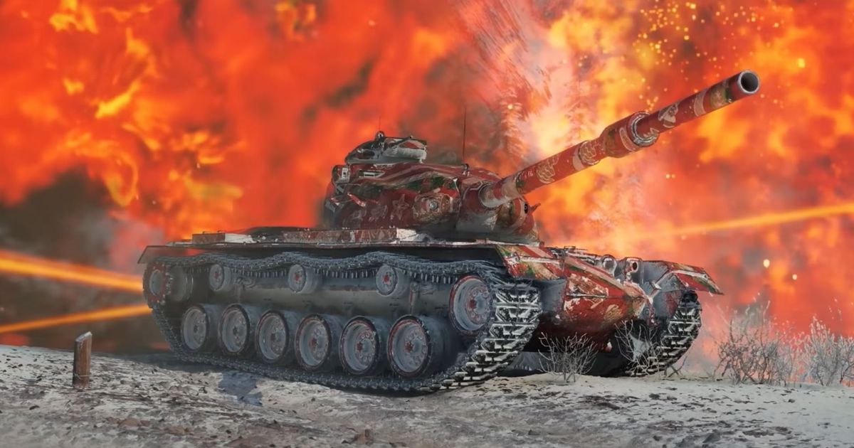An image of a new World of Tanks tank, Patton the tank