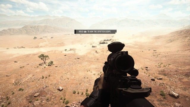 Modern Warfare 2 weapon convoy on desert road