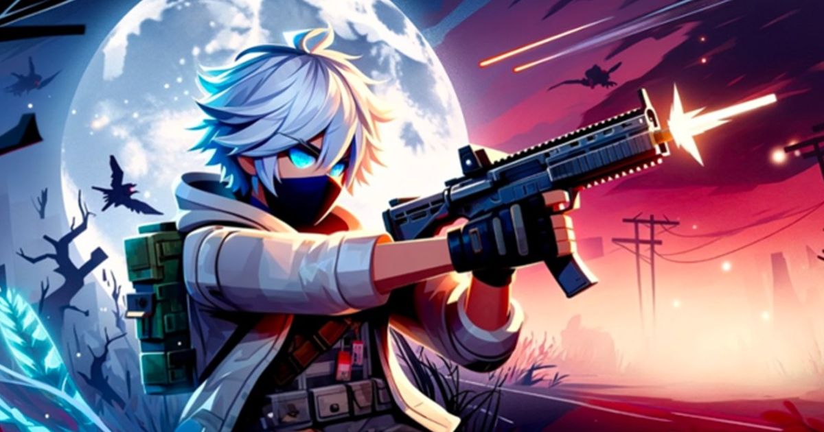 Zombie Hunters codes - character with white hair and gun