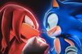 Image of Sonic and Knuckles in Sonic Speed Simulator.