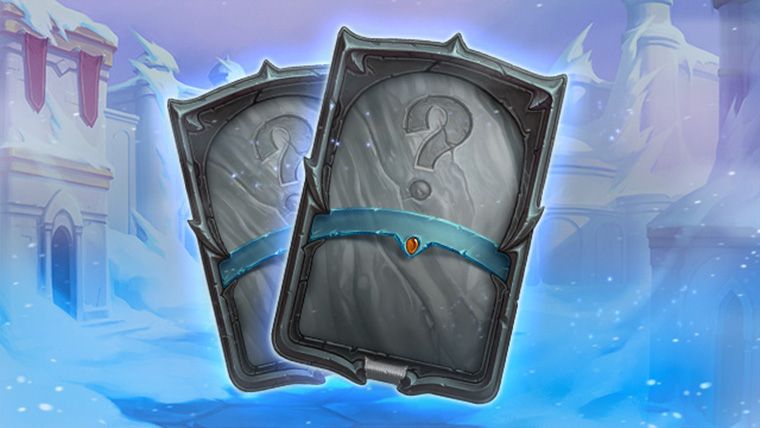 Art showing Signature cards for March of the Lich King in Hearthstone