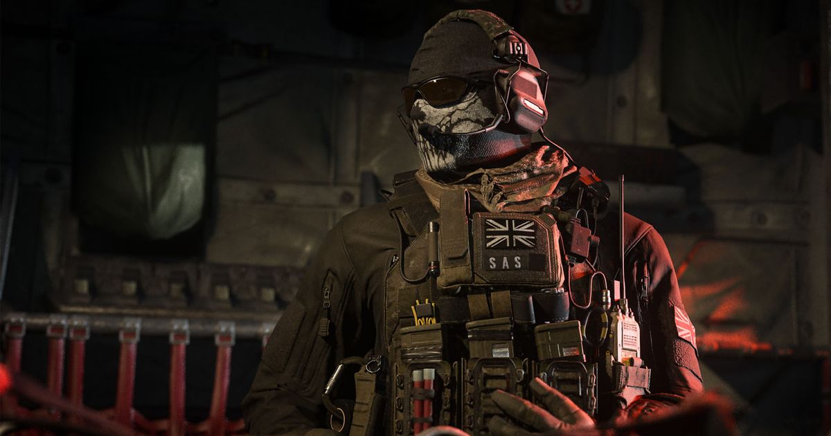 Modern Warfare 3 Ghost wearing SAS uniform