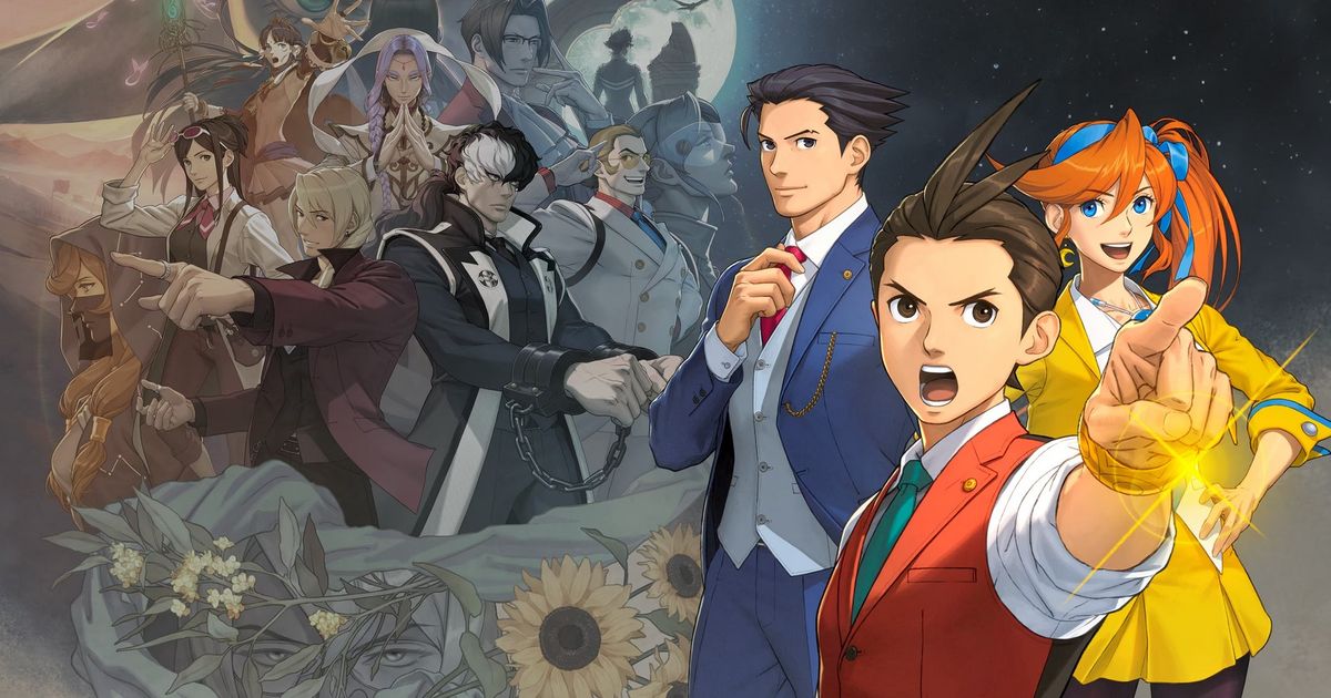 Apollo Justice: Ace Attorney Trilogy - characters from the trilogy stand together