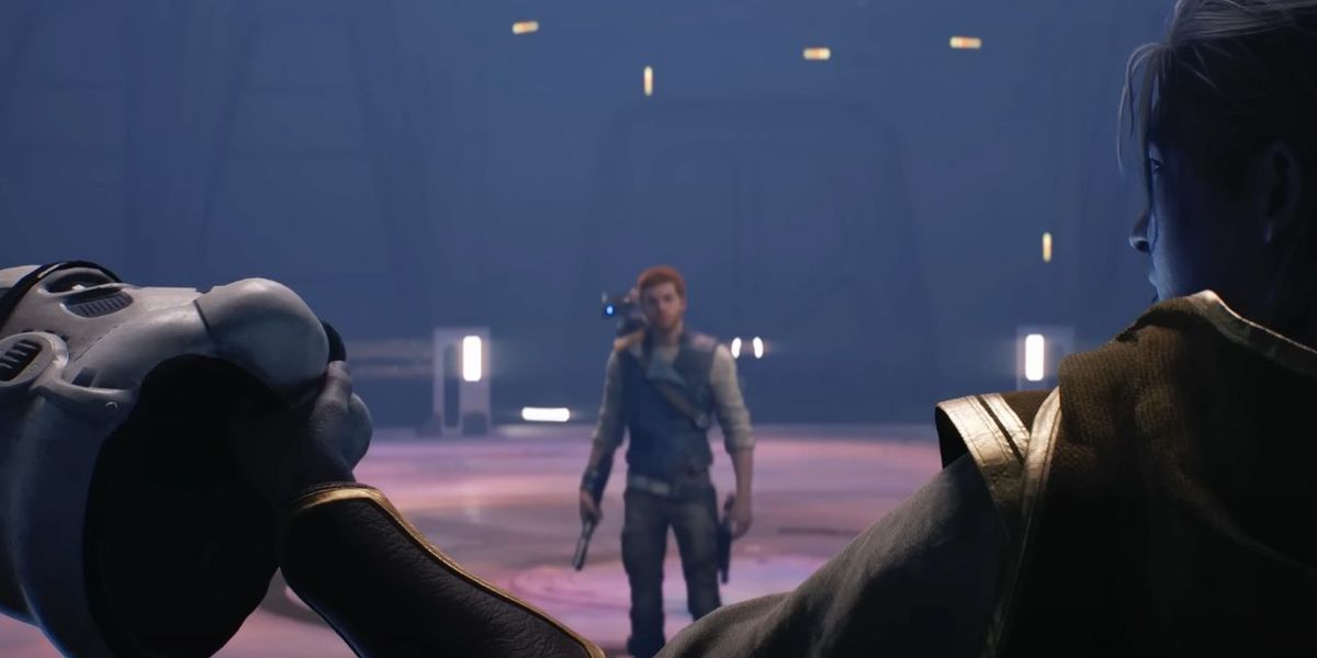 Cal Kestis is talking with the enemy in Star Wars Jedi: Survivor.