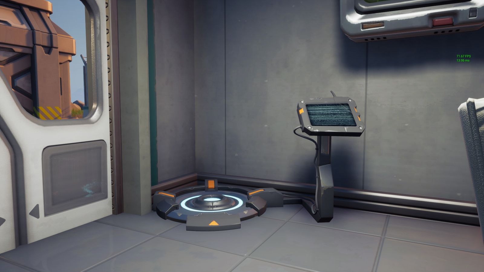 The body scanner in Fortnite. Image via Epic Games