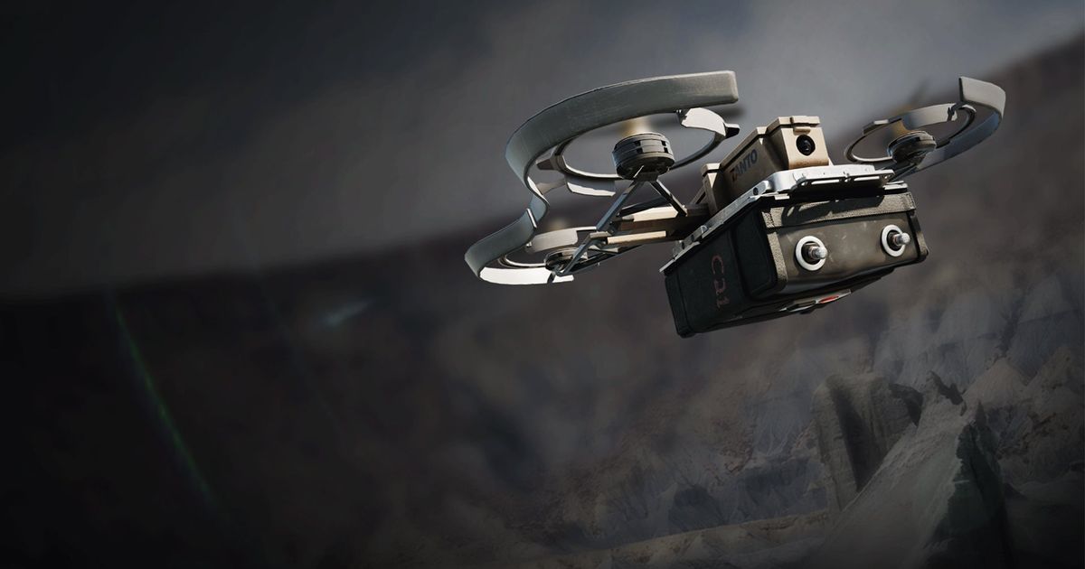 Modern Warfare 3 counter UAV on grey background
