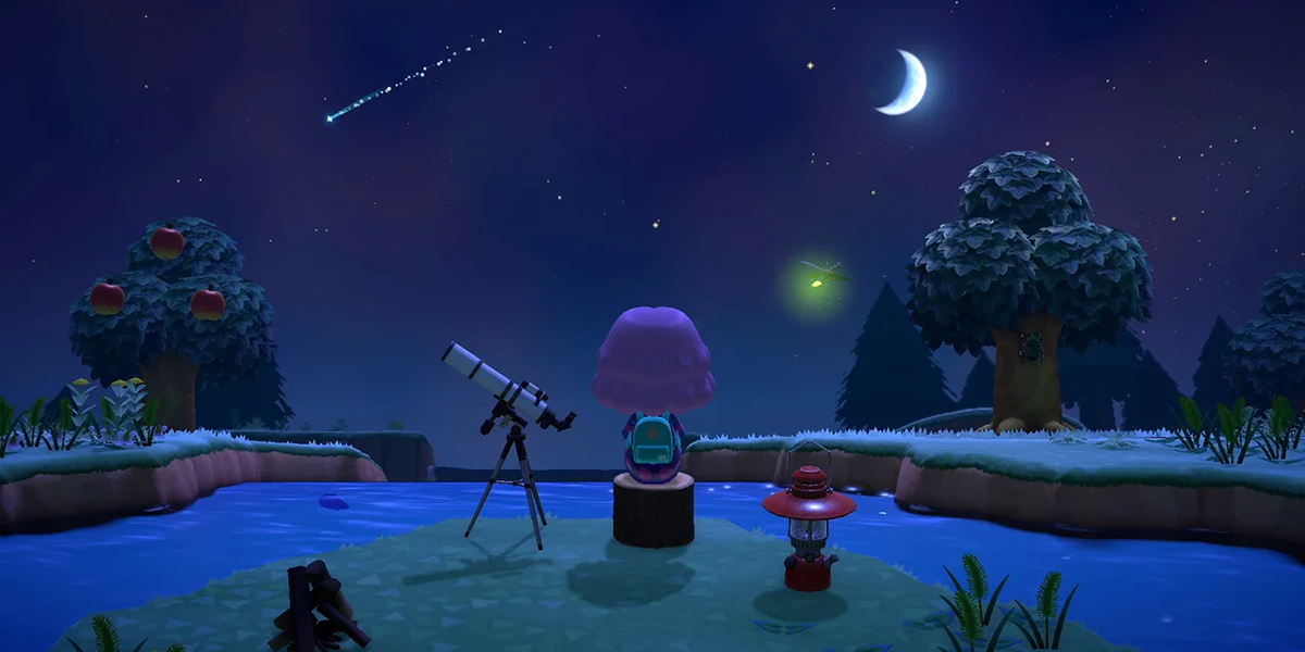 Animal Crossing New Horizons Celeste, Meteor Shower and Shooting Star