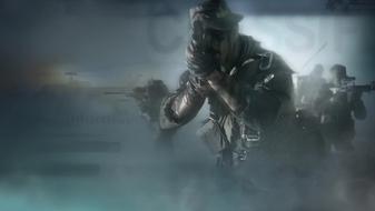 call of duty modern warfare 3 blurry soldiers holding weapons