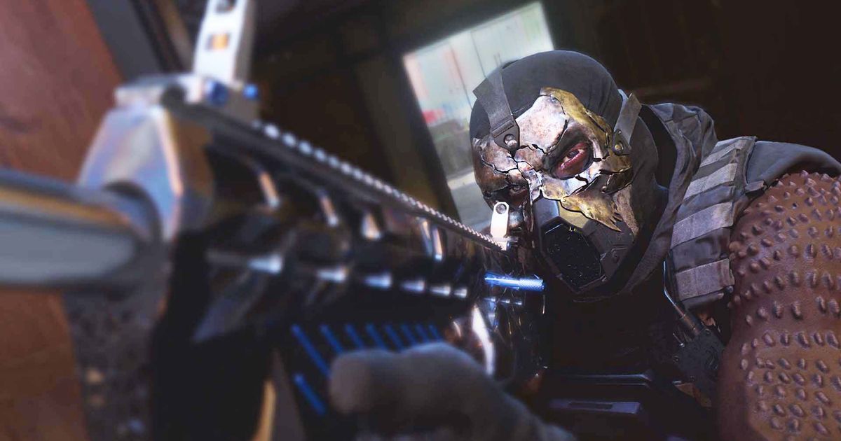 Modern Warfare 3 player aiming down sights of assault rifle