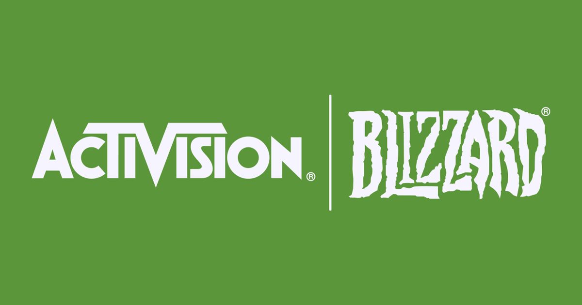 The Activision and Blizzard logos.