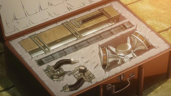Image of the ODM gear from Attack on Titan.