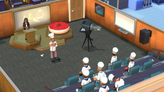 Image of a culinary lecture in Two Point Campus.
