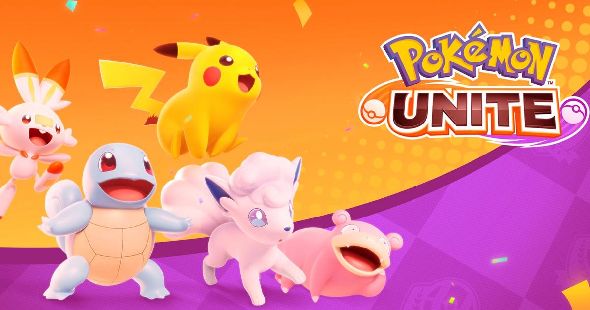Image of various Pokémon from Pokemon Unite.