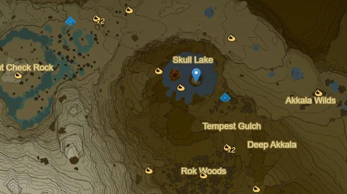 Zelda Tears of the Kingdom: Skull Lake