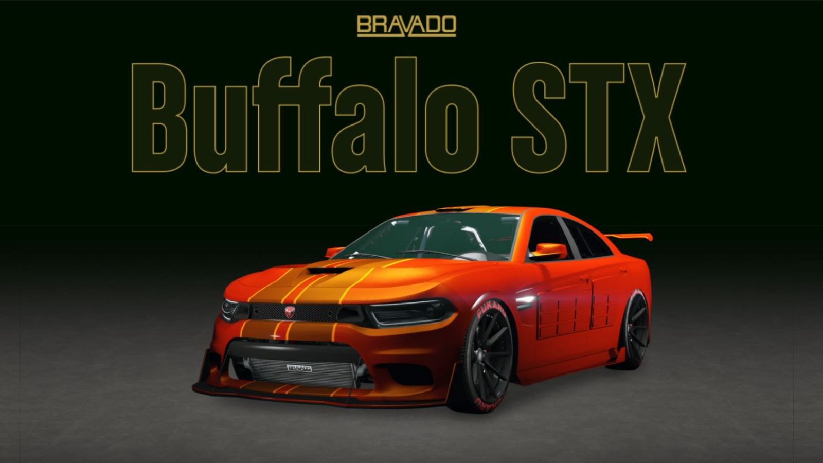 GTA Online Bravado Buffalo STX in Orange