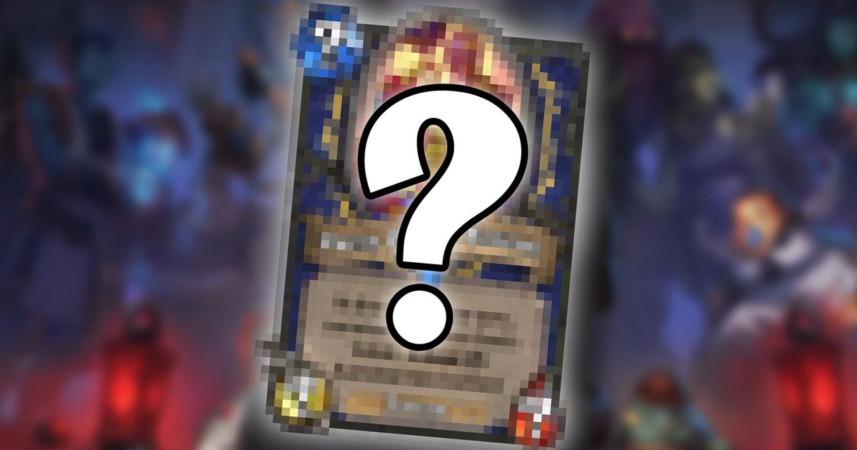 A mystery card from Hearthstone's Murder at Castle Nathria expansion.