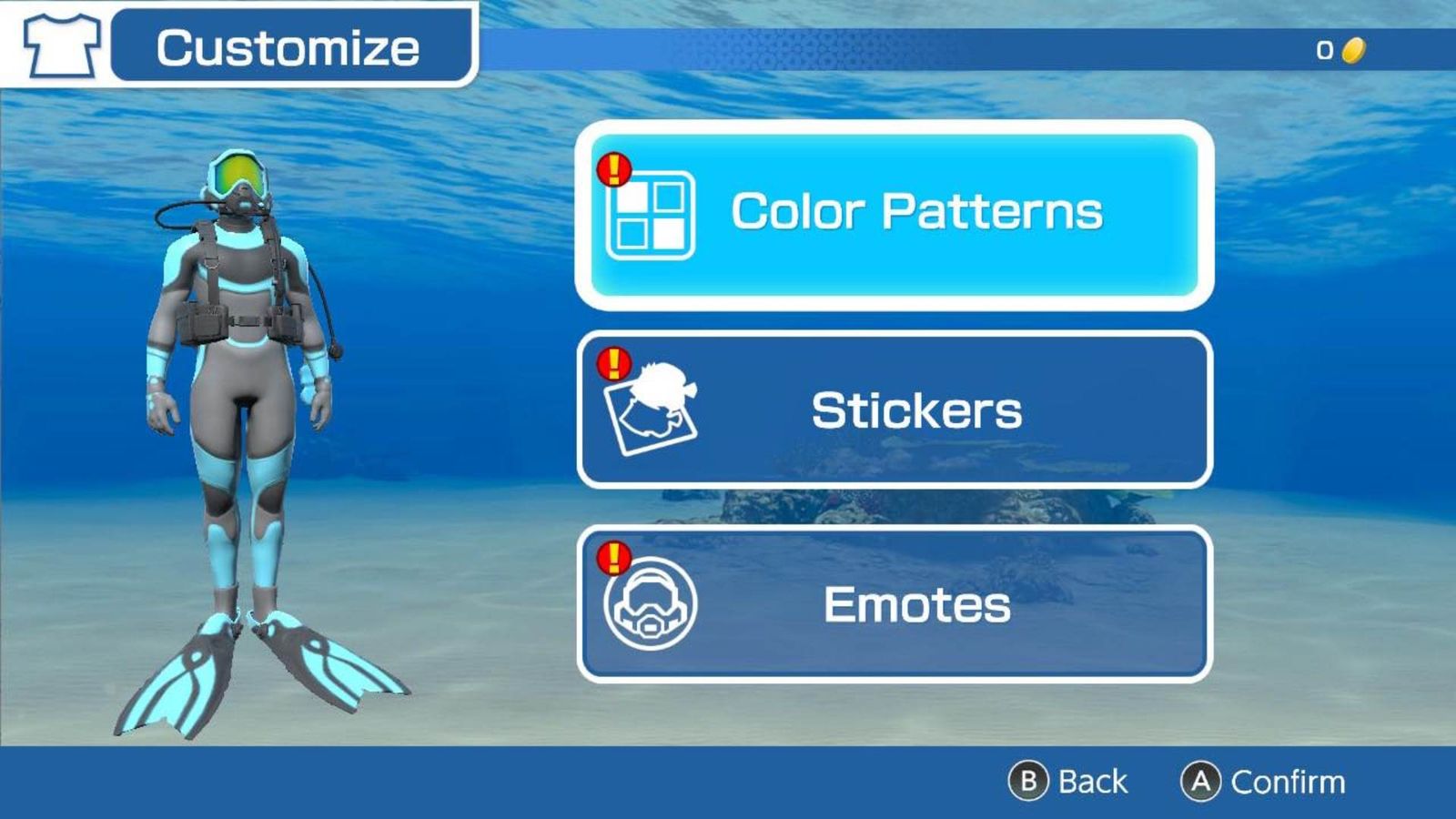 Players can change their appearance in Endless Ocean Luminous