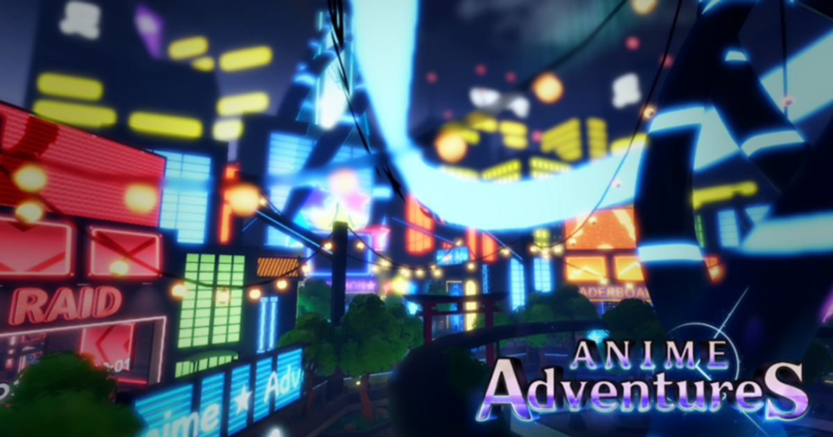 Anime Adventures Banner in Roblox