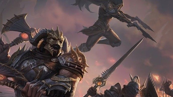 The Diablo Immortal release date illustrated by powerful in-game characters.