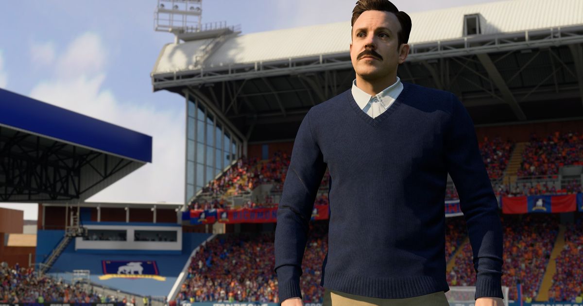 Image of Ted Lasso in FIFA 23.