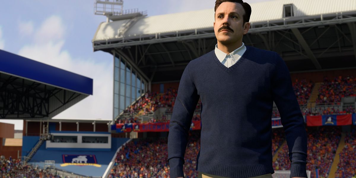 Image of Ted Lasso in FIFA 23.